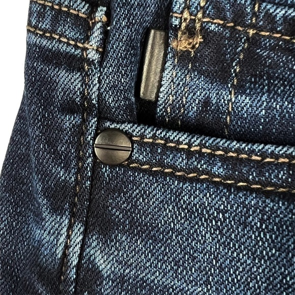 Helmut Lang Jeans Slim Straight Women’s Size 24 Dark Wash Blue Denim EUC - Picture 4 of 10